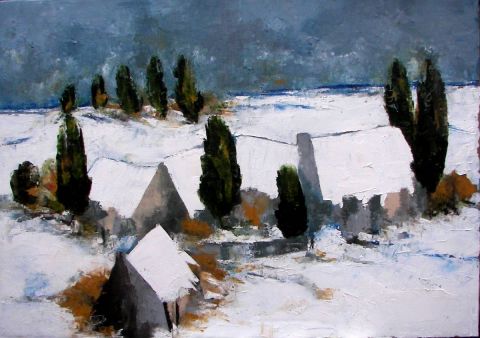 Bretagne sous un tapis hivernal